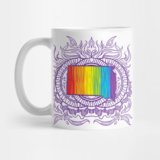 South Dakota Mandala Pride Mug